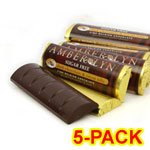 Amber Lyn Sugar Free Dark Chocolate Cocoa Nibs Candy Bar, 5/pk logo