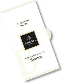 Amedei Toscana Al Latte Bianco, White Chocolate Bar, 2 Pack, 1.75 Ozs. Each logo