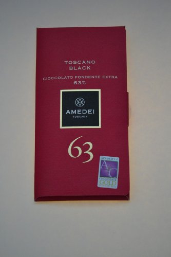 Amedei Toscano Black 63% Chocolate Bar logo