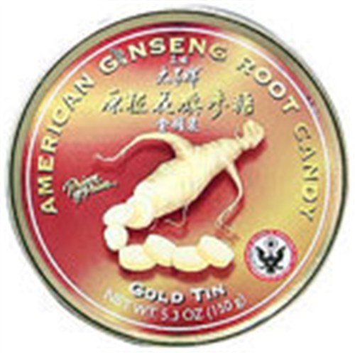 American Ginseng Candy Tin logo