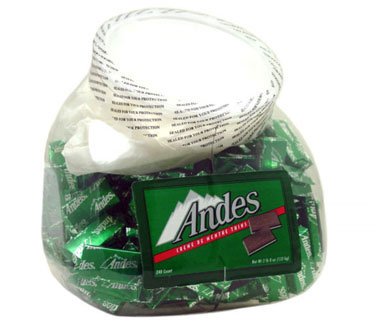 Andes Cream De Mint, Display Jar, 240 Count logo