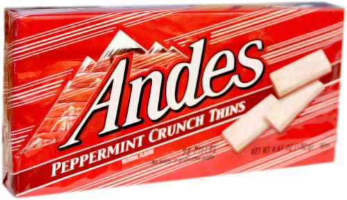 Andes Peppermint Crunch Thins, 6 Boxes, 28 In Each Box logo