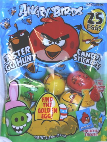 Angry Birds Easter Eggs Candy Stuffed 25 Eggs Easter Egg Hunt logo