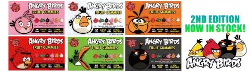 Angry Birds Fruit Gummies Second Edition(12 Pack) logo