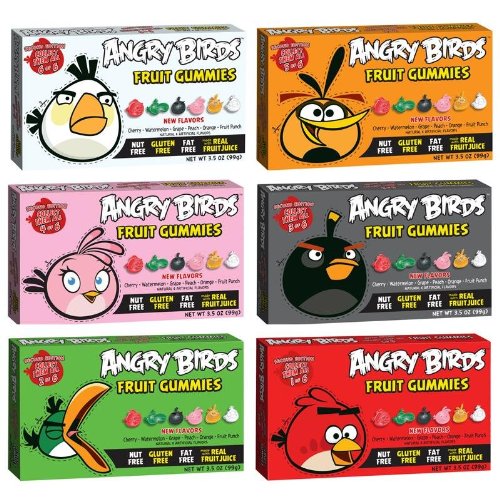 Angry Birds Fruit Gummies Second Edition(6 Pack) logo