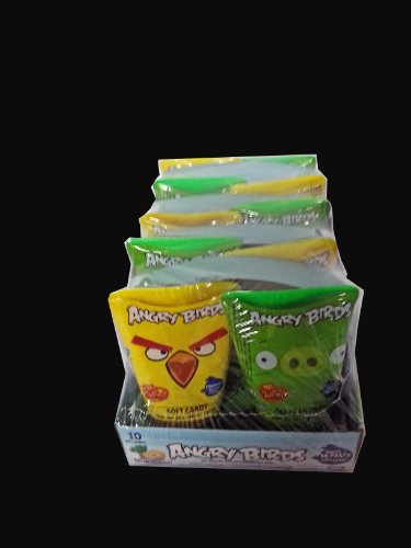 Angry Birds Soft Candy Chamoy Flavor 10pc On Box logo