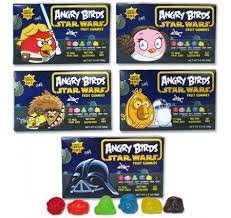 Angry Birds Star Wars Gummies 3.5oz Combo (case Of 5) 5 Characters logo