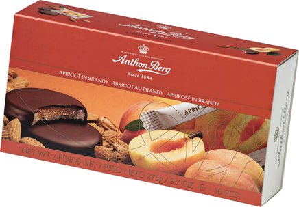 Anthon Berg Apricot In Brandy, 275 G logo