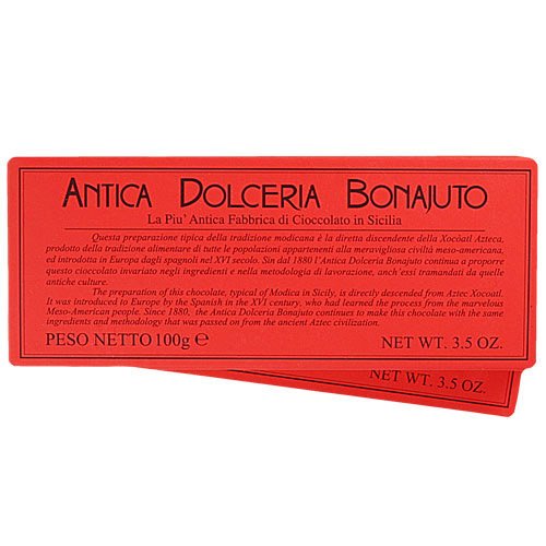 Antica Dolceria Bonajuto Dark Chocolate Bar With Cinnamon logo