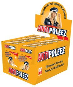 Antipoleez Frat Pack – Alcohol and Bad Breath Eliminator (12 Individual Packs) 360 Drops. logo