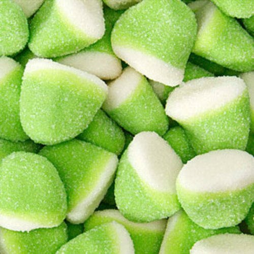 Apple Puffletes Green & White Gummy Bites 5lb Bag logo