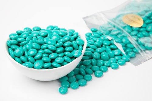 Aqua Green Milk Chocolate M&m’s Candy (1 Pound Bag) logo