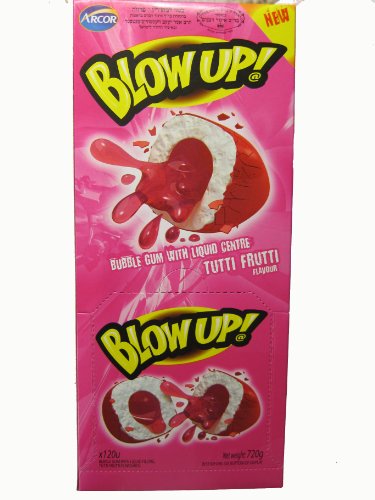 Arcor Blow Up! Tutti Frutti Kosher Bubble Gum With Liquid Center (120 Ct.) logo