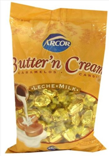 Arcor Butter ‘n Cream Milk Flavored Kosher Candy Dairy Large (Pack of 2) logo