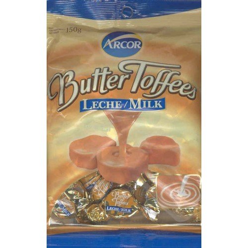 Arcor Butter Toffees Milk Candy 150g logo