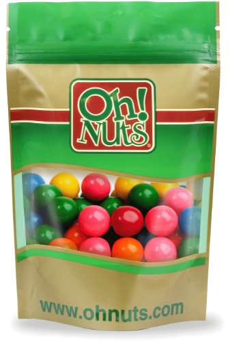 Assorted Large Gumballs 1 Pound Bag – Oh! Nuts logo