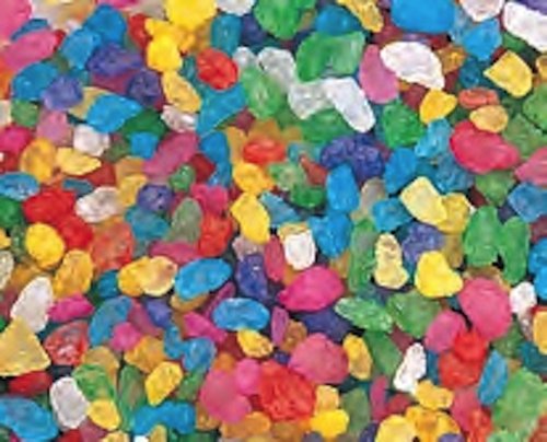 Assorted Multi Colored Rock Candy Crystals 1lb Bag logo