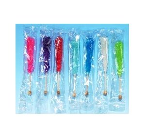 Assorted Swizzle Rock Candy Sticks – Wrapped: 72 Counts logo