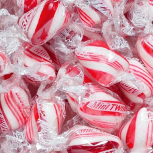 Atkinsons Red & White Peppermint Candy Twists 5lb Bag (five Pound) logo