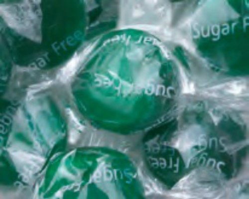 Atkinson’s Sugar Free Green Apple Hard Candy Buttons 1lb Bag logo