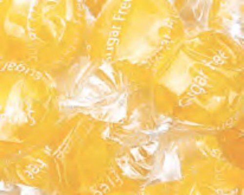 Atkinson’s Yellow Sugar Free Lemon Hard Candy Buttons 5lb Bag logo