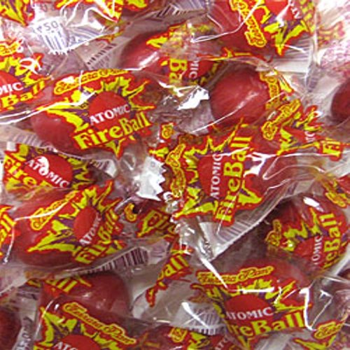 Atomic Fireballs Candy ~ 10 Lbs ~ logo