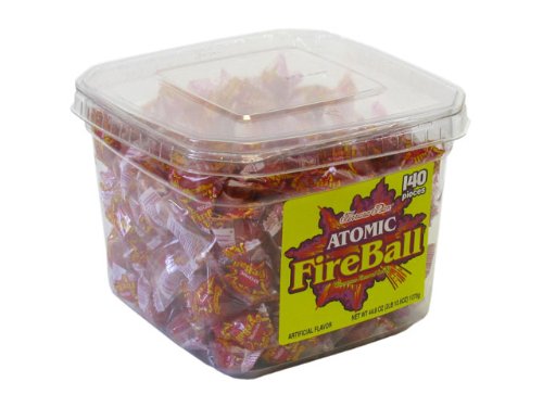 Atomic Fireballs Tub, 140 Count logo