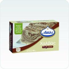 Attiki Greek Halva Classic Vanilla 400gr logo