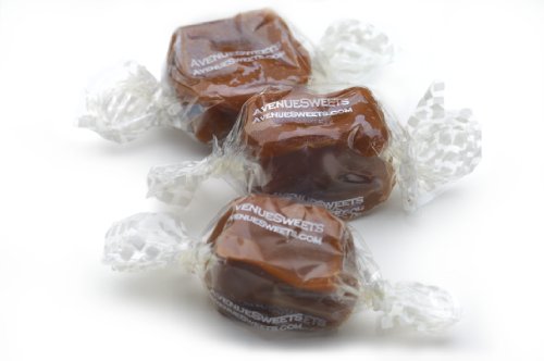 Avenuesweets Gourmet Butter Rum Caramels – 8oz. Bag logo