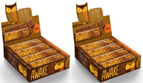 Awake Chocolate – Caramel 1.55oz – Club 24pk logo