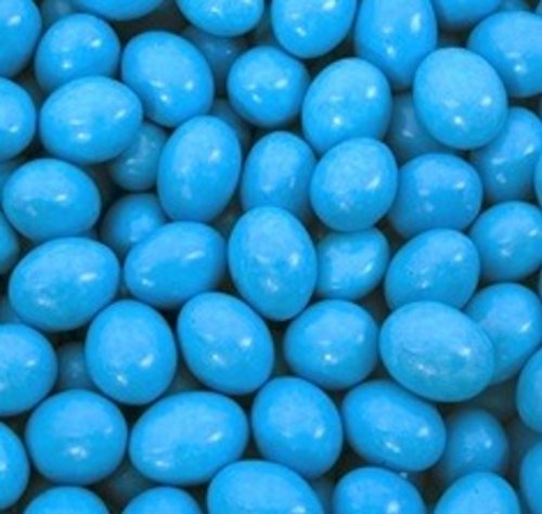 Baby Blue Chocolate Jordan Almonds 5lb Bag logo