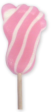 Baby Feet Lollipops – Pink – 2 Oz-12 Lollipops logo