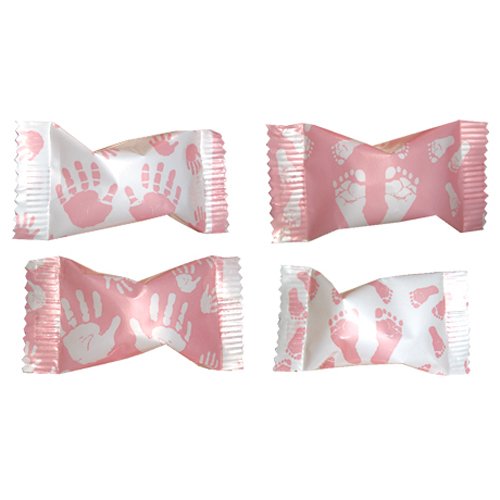 Baby Girl Fingers & Toes Mints – Party Sweets By Hospitality Mints – 7 Oz Bag logo