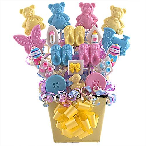 Baby Guessing Time Lollipop Bouquet logo