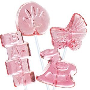 Baby Mix Lollipops: Pink Girl 120ct Bag logo