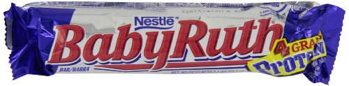 Baby Ruth Milk Chocolate Candy Bar, 2.1 Ounce Bar (Pack of 24) logo