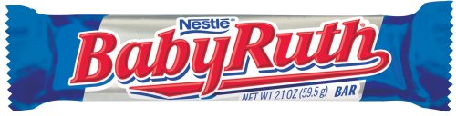 Baby Ruth Milk Chocolate Candy Bar, 2.1 ounce Bars (Pack of 48) logo