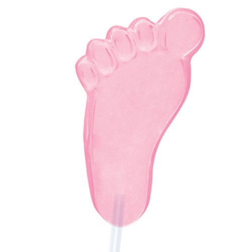 Baby Shower Pink Foot Lollipops – 24 Pops logo