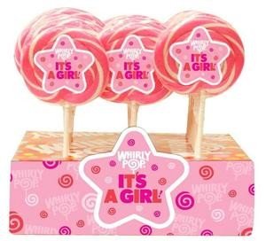 Baby Shower – Whirly Pop It’s A Girl 24 Count 1.5 Oz Lollipops logo