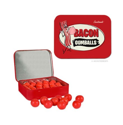 Bacon Gumballs Novelty Product Gag Gifts Meat Breakfast, 22 Pieces logo