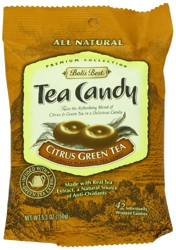 Bali’s Best Citrus Green Tea Candy, 5.3 ounce Bags (Pack of 12) logo