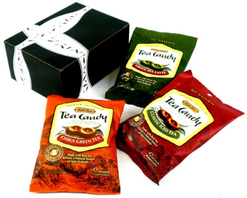 Bali’s Best Classic Iced Tea, Green Tea Latte, and Citrus Green Tea Hard Candy Variety Set, 5.3 Oz Bags In A Gift Box (Pack of 3) logo