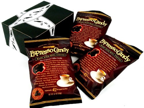 Bali’s Best Espresso Hard Candy 5.3 Oz Bags In A Gift Box (Pack of 3) logo