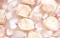 Banana Creme Pie Gourmet Salt Water Taffy 5 Pound Bag (bulk) logo