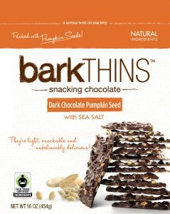 Bark Thins Snacking Chocolate Dark Chocolate Pumpkin Seed With Sea Salt 16 Oz. (Pack of 2) logo