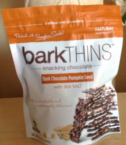 Bark Thins Snacking Chocolate Dark Chocolate Pumpkin Seed With Sea Salt 16 Oz. (Pack of 3) logo