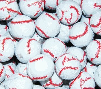Baseball Chocolate Balls 5lb logo