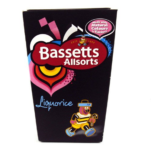 Bassetts Allsorts Liquorice 540g Carton logo