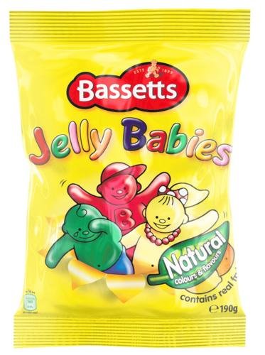 Bassetts Jelly Babies 190g Bag X2 logo