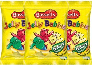 Bassetts Jelly Babies Bag 170g (6oz) 3 Pack logo